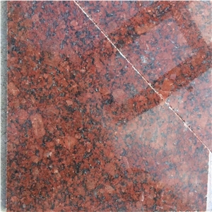 WG011 India Red Granite Tiles Slabs Polishing