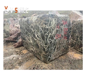 From Quarry Green Levanto Green Marble Raw Stone Block