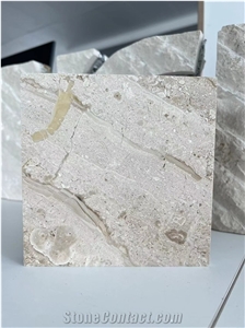Daino Reale Beige Marble Tile Laminated Honeycomb Backing