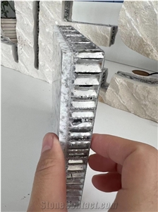 Grey Granite Tile Laminated Aluminum Honeycomb Backing