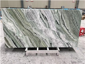 Ice Jade Green Marble Laminated With Honeycomb Panel