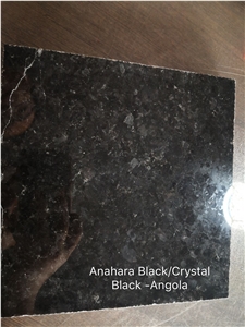 Anahara Black Angola Black Granite Tiles And Slabs