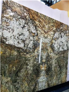 Brazil Baricatto Yellow Granite Slab Tile