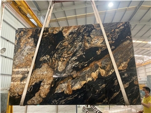 Brazil Magma Black Quartzite,Brazil Quartzite Slab Tile