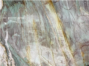 Brazil Royal Emerald Green Quartize Slab Luxury Quartize