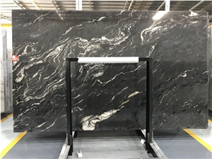 Brazil Titanium Black Granite Slabs Tiles