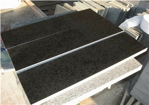 China Fuding Black Granite Slab Tile