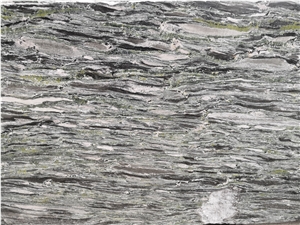 China Sea Wave Green Granite Slab Tile