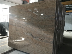 India Ivory Brown Granite,India Slab Tile