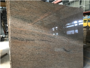 India Ivory Brown Granite,India Slab Tile