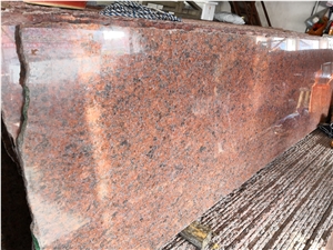 Indian Red Pearl Granite, India Polished Granite Slab Tile