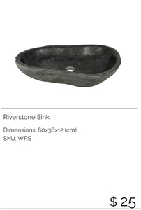 Riverstone Sink 60X38x12cm