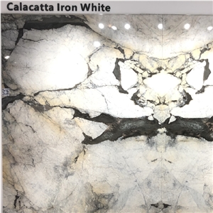 Calacatta Iron White Slab