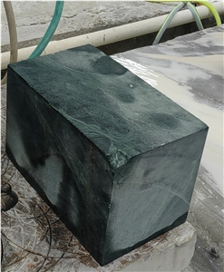 Modern Wall Mounted Green Marble Bathroom Sink Small Size