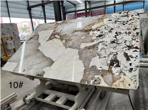 Brazil Patagonia Granite Slab For Wall Decoration Luxury