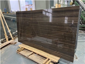 Canada Tobacco Brown Marble Slab&Tiles For Project
