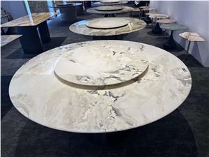 Oyster White Marble, Dover White Marble Tabletop