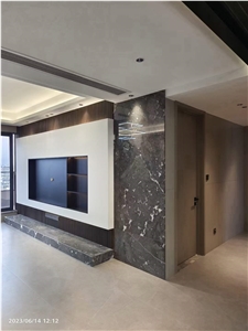 Romantic Grey Marble Slab&Tiles For Floor&Wall