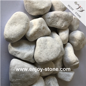 Mixed Size Pebble Stone For Walkway And Roads