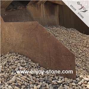 Mixed Size Pebble Stone For Walkway And Roadside