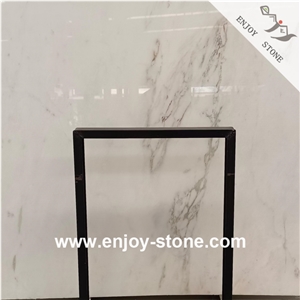 Polished Snow White Marble Slabs For Wall Cladding And Floor