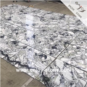 Polished White Beauty Marble Slabs For Wall Cladding/Floor