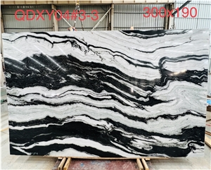 China Panda White  Book Match Marble 220Upx160upx1.8Cm