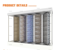 Mosaic Rotated Display Case, Mosaic Display Solution