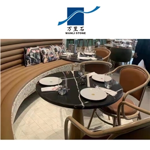 Artifcial Quartz Coffee Table Restaurant Table