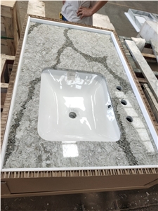 Artificial Quartz Countertops Kitchen Bathroom Vanity Tops