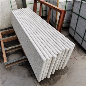 New G603 Granite Stairs Bush-Hammered Finish Steps For Outdoor