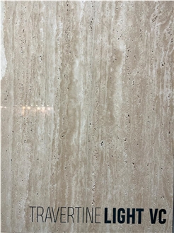 Classic Light Travertine Slab