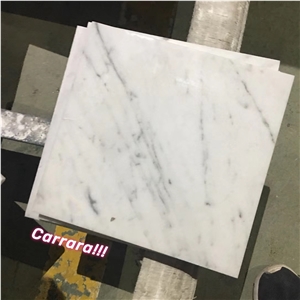 White Marble Tiles Bianco Carrara