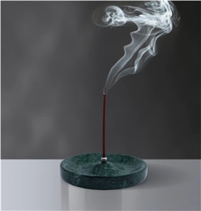 Dark Green Marble  Incense Burner Incense Holder