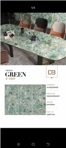 Amazon Green Sintered Stone Slab Tile For Wall Floor Use