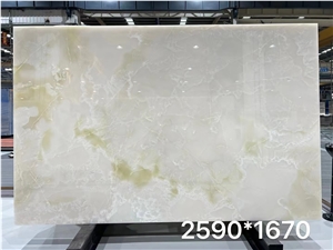 Iran Onice Bianco Persian White Onyx Big Slab Wall Tile