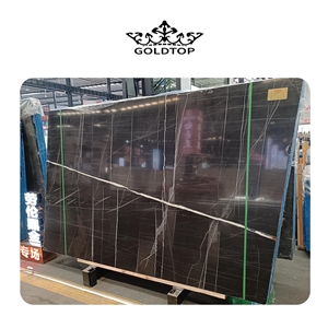 Best Quality Laurent Black Gold Marble Slabs