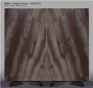 Fantasy Pattern Brown Quartzite Elegant Brown Slabs