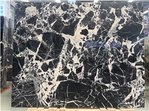 Goldtop OEM/ODM Napoleon Black Marble Slab Tiles