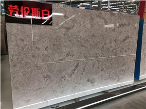 Hotsale Style Lawrence White Bronw Nice Marble Slabs