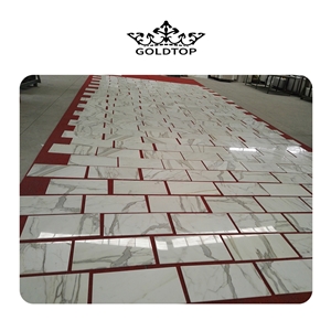 Luxury Calacatta Gold Marble Slab For Home Project