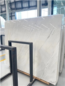 Noble Pattern Bianco Sivec Marble White Marble Slabs