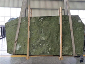 Polished 18Mm Thickness Verde Ming Green Marble Slabs