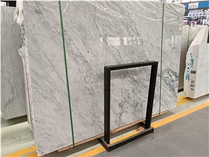 Popular Style House Decoration Marble Carrara White Slabs