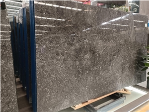 Untrimmed Good Quality Grey Marble Gust Marble Slabs