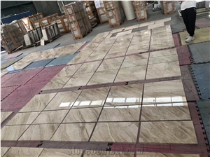 Daino Reale Marble Vein Cut Tiles Flooring