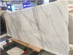 Calacatta Gold White Marble Slabs For Interior Design