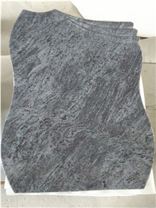Orion Blue Granite Upright Headstone Memorials