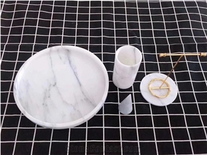 Marble Makeup Trays