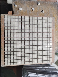 Natural Beige Travertine Mosaic Tiles